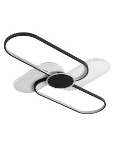 Светильник «Лайн» LED 90 Вт 4000К черно-белый 110×67×6 см Bayerlux