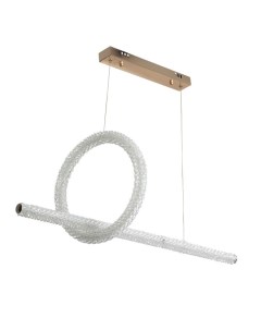 Светильник «Вольтон» LED 80 Вт 4000К золото 100×39×39 см Bayerlux