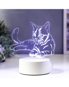 Светильник «Кошечка» LED RGB от сети Risalux