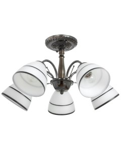 Люстра потолочная «Аннеди», 5хЕ27, 40 Вт, антрацит, 55×55×35 см Bayerlux