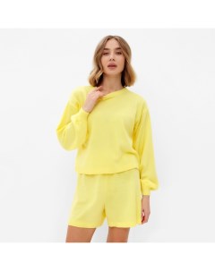 Комплект женский (джемпер, шорты) : Casual Collection, цвет лимон, размер 46 Minaku