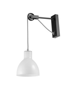 Бра «Шелла» Е27 40 Вт черно-белый 20×15×20 см Bayerlux