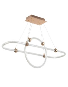 Светильник «Слинт» LED 146 Вт золото 101×29×40-190 см Bayerlux