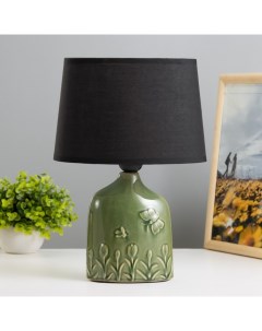 Настольная лампа «Илария» Е27 40 Вт зелёный 23×14×33 см Risalux