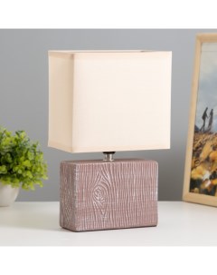 Настольная лампа «Норма» Е14 40 Вт кофе 17.5×10.5×28.5 см Risalux