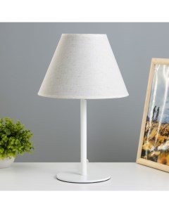 Лампа настольная «Oliver», 1×15 Вт Е27, белый, 25×25×40 см Risalux