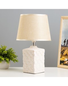 Настольная лампа «Айлин» Е14 40 Вт бежевый 20×20×33 см Risalux