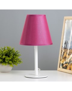 Лампа настольная «Jack», 1×15 Вт Е14, белый/розовый, 18×18×32 см Risalux