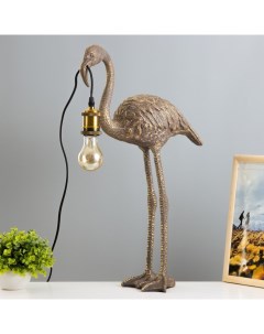 Настольная лампа «Фламинго» Е27 40 Вт золото 41.5×41.5×66.5 см Risalux