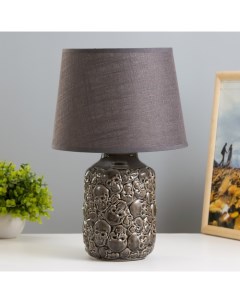 Настольная лампа «Череп» Е14 40 Вт серый 23×23×34.5 см Risalux