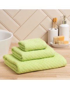 Полотенце махровое Love Life «Минимализм» 70×120 см, салатовый, 100% хл, 500 г/м² Lovelife