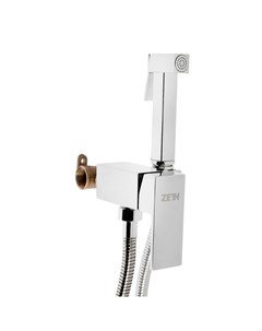 Смеситель с гигиеническим душем ZEIN, картридж керамика 35 мм, латунь, хром Zein