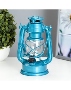 Керосиновая лампа декоративная лазурный 9.5×13.5×18.5 см Risalux