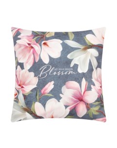 Наволочка декоративная «Магнолия» 40×40 см, велюр, 100% п/э Этель