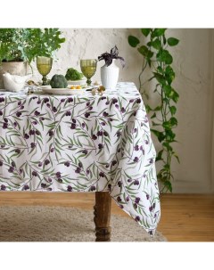 Скатерть Olives 149×110 см, 100% хлопок, рогожка 164 г/м² Доляна