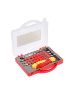 Набор диэлектрических отверток, CrV, двухсторонние биты 3 шт., до 1000 В Tundra