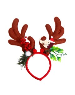 Ободок новогодний карнавальный «Рога» Страна карнавалия