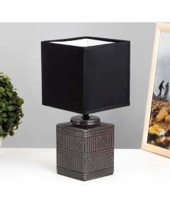 Настольная лампа Митчелл E14 40 Вт черный 14×14×29 см Risalux