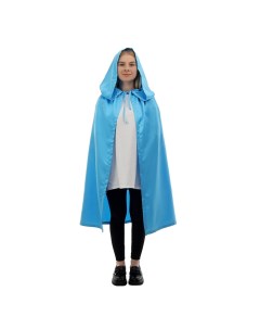Карнавальный плащ детский, атлас, голубой, длина 85 см Страна карнавалия