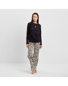 Пижама женская (лонгслив, брюки) Style, размер 52-54 Kaftan