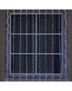 Гирлянда «Водопад» 2 × 3 м, IP44, УМС, белая нить, 800 LED, свечение белое, 8 режимов, 220 В Luazon lighting