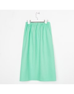 Полотенце банное «Парео» с карманом 80×140 см цв.нежный лайм, 100% хл, вафля 240 г/м² Этель