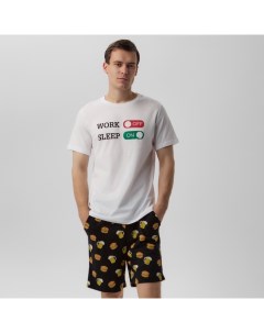 Пижама мужская Work off, размер 50 Kaftan