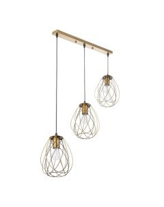 Светильник «Бигли» 3хЕ27 40 Вт золото 18×50×20-120 см Bayerlux