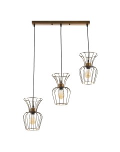 Светильник «Фрейя» 3хЕ27 40 Вт золото 16×50×23-123 см Bayerlux