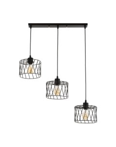 Светильник «Румбо»3х Е27 40 Вт черный 18×50×12-112 см Bayerlux