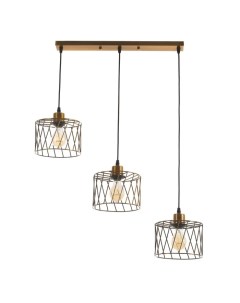 Светильник «Румбо»3х Е27 40 Вт золото 18×50×12-112 см Bayerlux