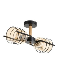 Люстра «Моана» 2хЕ27 40 Вт черный 43×14×21 см Bayerlux