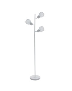 Торшер напольный с плафонами «Эдиссон», 3×Е27, 40 Вт, белый, 25×25×150 см Bayerlux