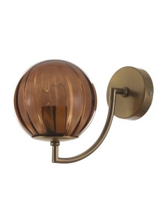 Бра «Джавиер» Е27 40 Вт золото-янтарный 22.7×15 см Bayerlux