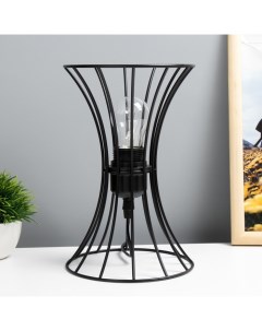 Настольная лампа «Анетта», Е27, 40 Вт, черный, 16×16×23 см Risalux