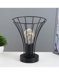 Настольная лампа «Чилли» Е27 40 Вт черный 18×18×19 см Risalux