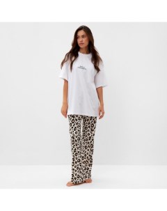 Пижама женская (футболка, брюки) Style, размер 52-54 Kaftan