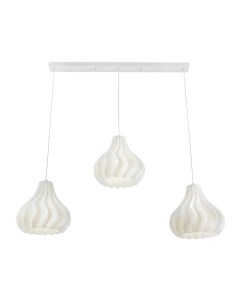 Подвес «Саната» 3хЕ14 15 Вт белый 23×23×20-200 см Bayerlux