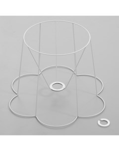 Каркас основа абажура для настольной лампы «Силуэт», Е27/Е14, 40×40×28 см Bayerlux