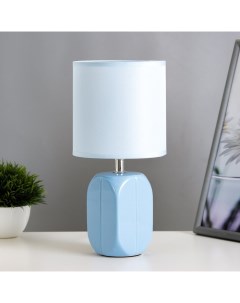 Настольная лампа «Арон» Е14 40 Вт голубой 13×13×25 см Risalux
