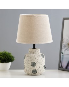 Настольная лампа «Аурика» Е14 40 Вт серый 20×20×33 см Risalux