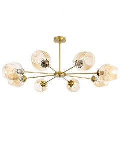 Люстра «Мурано» 8хЕ27 60 Вт золото 90×90×35 см Bayerlux