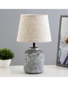 Настольная лампа «Ариса», Е14, 40 Вт, серый, 20×20×32 см Risalux