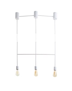 Светильник «Лучик» 3хЕ27 40 Вт белый 60×5×30-130 см Bayerlux
