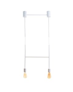 Светильник «Лучик» 2хЕ27 40 Вт белый 40×5×30-130 см Bayerlux