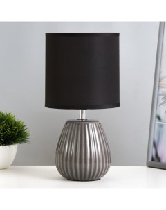 Настольная лампа «Арнелла» Е14 40 Вт чёрный 14×14×28 см Risalux