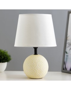 Настольная лампа «Алиша» Е14 40 Вт белый 18×18×28 см Risalux