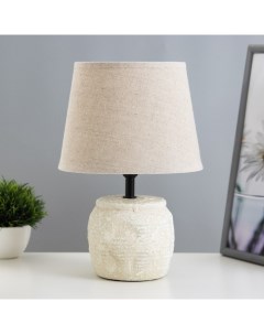 Настольная лампа «Леонила» Е14 40 Вт серый 20×20×30 см Risalux