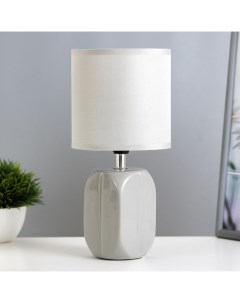 Настольная лампа «Арон» Е14 40 Вт серый 13×13×25 см Risalux