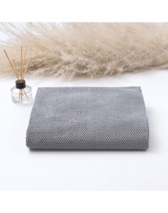 Полотенце банное «», 82×150 см, серое Этель